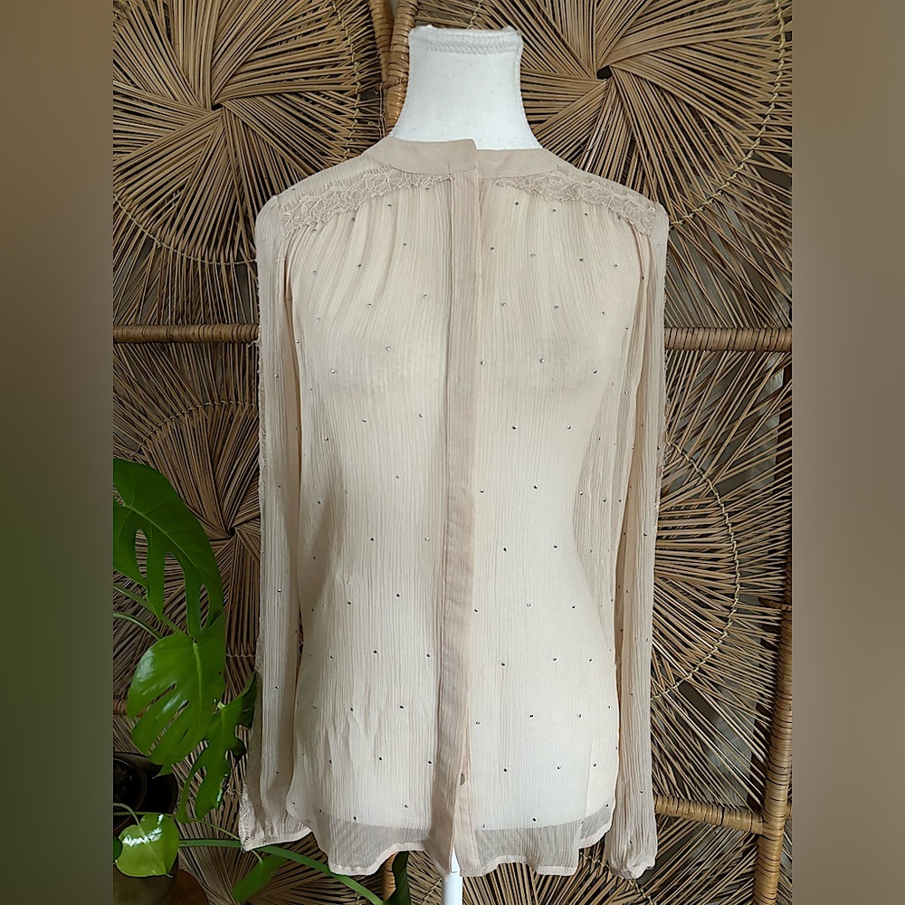 Madison Marcus Silk Button Down